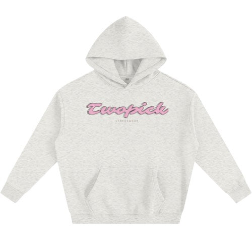 Hoodies fleeced logo rose